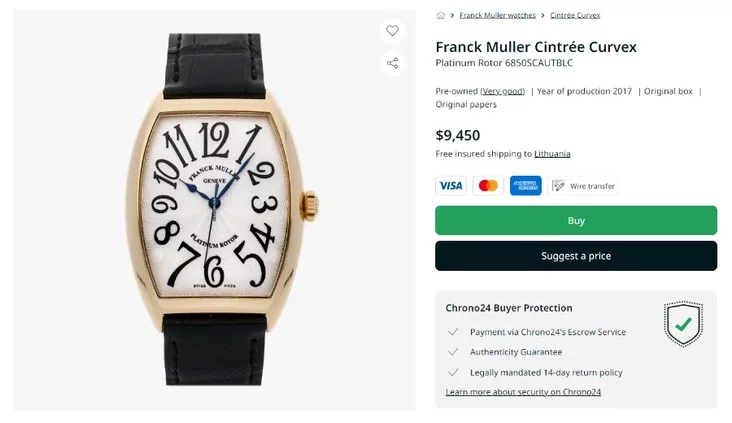 FRANCK MULLER Франк Мюллер