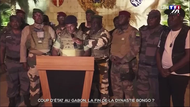 Coup in Gabon ваенны пераворот у Габоне военный переворот в Габоне