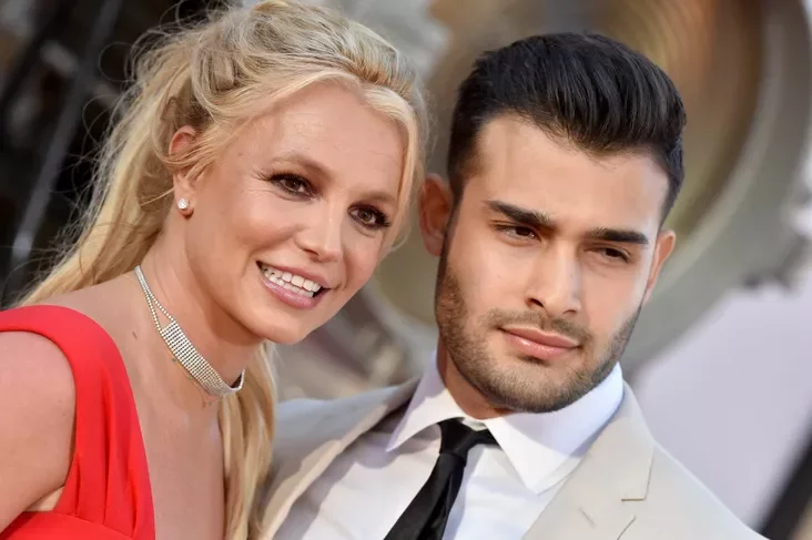 Britney Spears and Sam Asghari Britni Śpirs i Sem Ashari Brytni Śpir i Sem Ashary