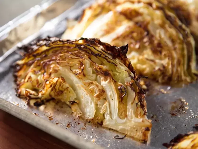 Cabbage with Tahini Sauce