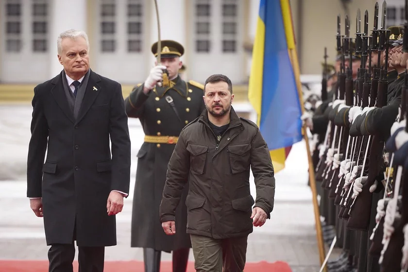 Владимир Зеленский в Вильнюсе Vladimir Zelensky in Vilnius Уладзімір Зяленскі ў Вільна 