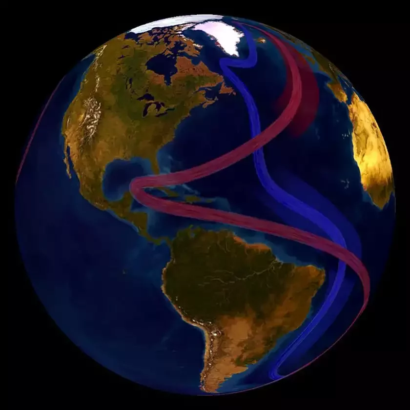 Atłantyčnaja mierydyjanalnaja cyrkulacyja Atłantičieskaja mieridionalnaja cirkulacija The Atlantic Meridional Overturning Circulation