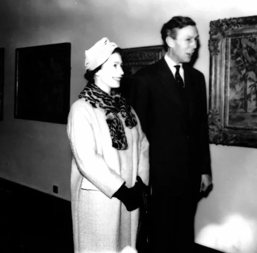 Elizabeth II Anthony Blunt Jelizavieta II i Entoni Błant Jelizavieta II i Entani Błant